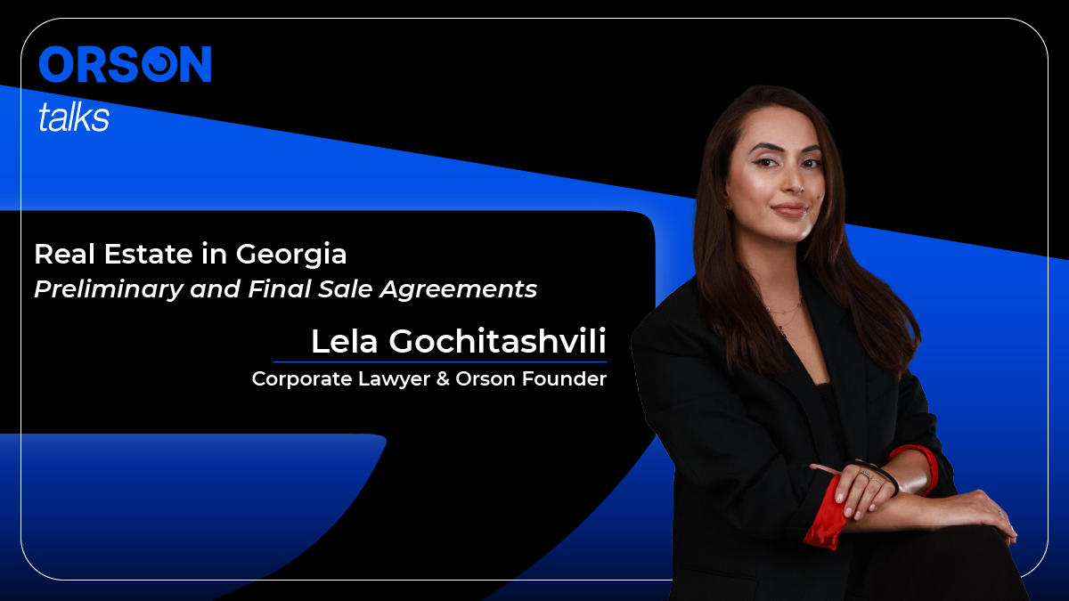 property sale agreement orson